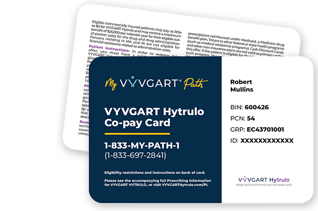 VYVGART Hytrulo packaging image